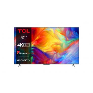 TCL 50P638K TV 127 cm (50") 4K Ultra HD Smart TV Wi-Fi Aluminium, Anthracite