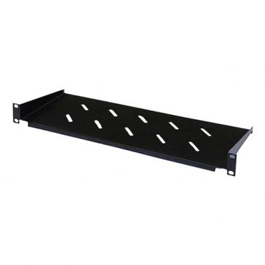 Cablenet 1u 200mm Cantilever Vented Shelf Black (20Kg)