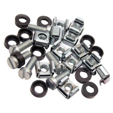 Cablenet Cage Nuts & Screws M6 Silver (PK 50)