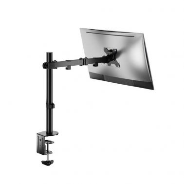 ProperAV Swing Arm Desk PC Monitor Mount 17''- 34'' Ext VESA Max 100x100