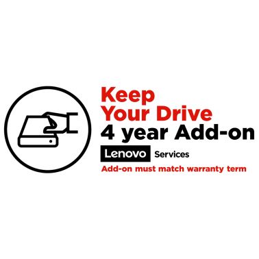 Lenovo Keep Your Drive Add On - Extended service agreement - 4 years - for 100e Chromebook Gen 4, 300e Yoga Chromebook Gen 4, V15 G4 AMN, V17 G3 IAP, V17 G4 IRU