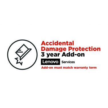 Lenovo Accidental Damage Protection Add On - Accidental damage coverage - 3 years - for ThinkCentre M90q Gen 3, M90s, M90s Gen 3, M90t, M910q, M910s, M920q, M920s, M920t