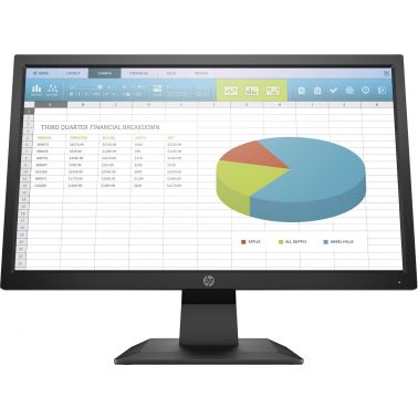 HP P204 computer monitor 49.5 cm (19.5") 1600 x 900 pixels HD+ LED Black