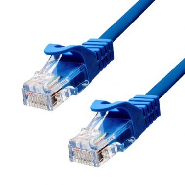 ProXtend CAT5e U/UTP CU PVC Ethernet Cable Blue 1M