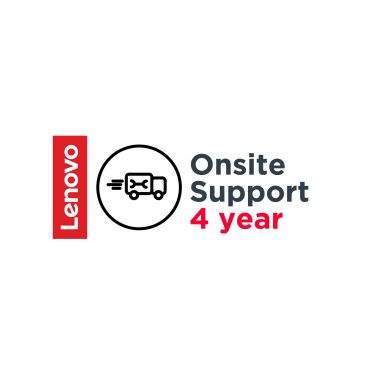 Lenovo Onsite Upgrade - Extended service agreement - parts and labour - 4 years - on-site - for ThinkCentre neo 30a 22, 30a 24, 30a 27, V30a-24ITL AIO, V50a-22IMB AIO, V510