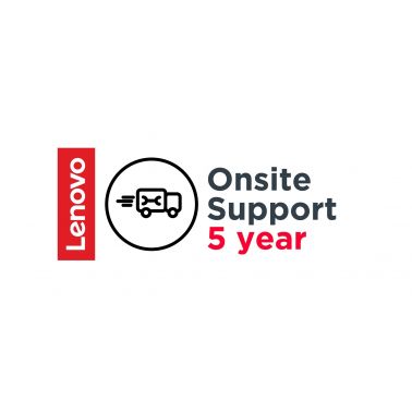 Lenovo Onsite, Extended service agreement, parts and labour, 5 years, on-site, response time: NBD, for ThinkBook 13; 14; 15; ThinkPad 11e (1st Gen); X131; X140; ThinkPad Yoga 11e (1st Gen)