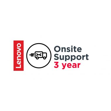 Lenovo Onsite, Extended service agreement, parts and labour, 3 years, on-site, response time: NBD, for ThinkBook 13; 14; 15; ThinkPad 11e (5th Gen); ThinkPad Yoga 11e (4th Gen); 11e (5th Gen)