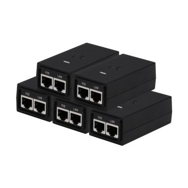 Ubiquiti 5-Pack 24V 12W POE Power Adaptor - POE-24-12W-G (5 Pieces Kit)