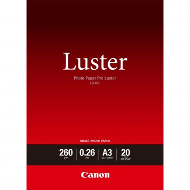 Canon LU-101 Luster Photo Paper Pro A3 - 20 Sheets