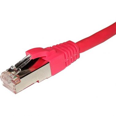 Cablenet 1.5m Cat6a RJ45 Red S/FTP LSOH 26AWG Snagless Booted Patch Lead