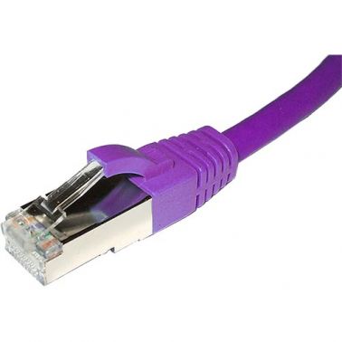 Cablenet 20m Cat6a RJ45 Violet S/FTP LSOH 26AWG Snagless Booted Patch Lead