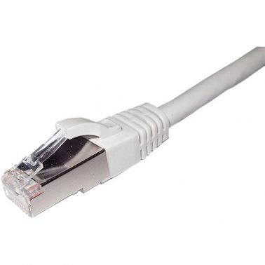 Cablenet 0.3m Cat6a RJ45 White S/FTP LSOH 26AWG Snagless Booted Patch Lead