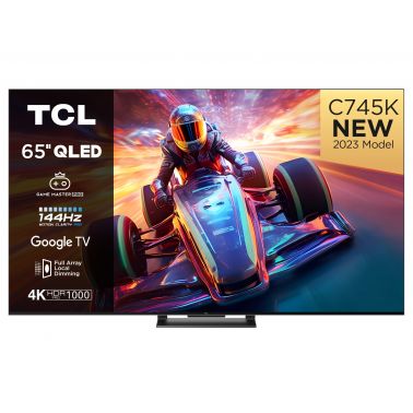 TCL C74 Series 65C745K TV 165.1 cm (65") 4K Ultra HD Smart TV Wi-Fi Black