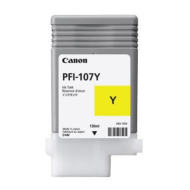 Canon 6708B001/PFI-107Y Ink cartridge yellow 130ml for Canon IPF 670/680