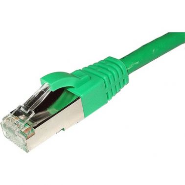 Cablenet 2m Cat5e Green Yellow U/UTP PVC 24AWG Flush Booted X over Patch Lead