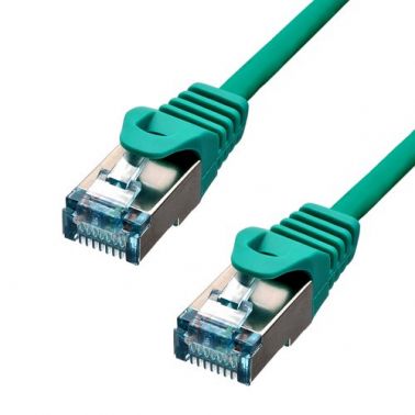 ProXtend CAT6A S/FTP CU LSZH Ethernet Cable Green 25CM