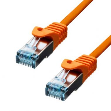 ProXtend CAT6A S/FTP CU LSZH Ethernet Cable Orange 25CM