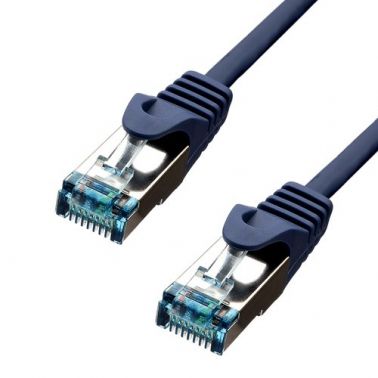 ProXtend CAT6A S/FTP CU LSZH Ethernet Cable Blue 20CM