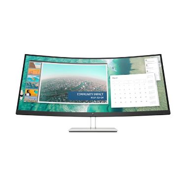 HP E344c 86.4 cm (34") 3440 x 1440 pixels WQHD LED Black,Silver