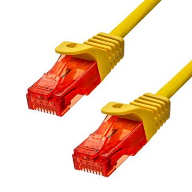 ProXtend CAT6 U/UTP CU LSZH Ethernet Cable Yellow 50CM