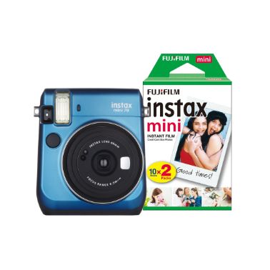 Fujifilm Instax Mini 70 Instant Camera (30 Shots) - Blue