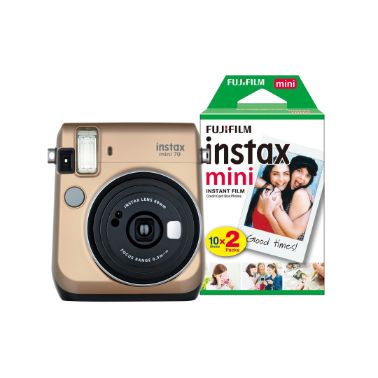 Fujifilm Instax Mini 70 Instant Camera (30 Shots) - Gold