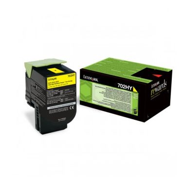 Lexmark 70C2HY0 (702HY) Toner yellow, 3K pages