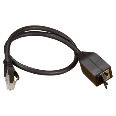 Cablenet 0.5m MPTL Cat6a Black S/FTP LSOH 26AWG Cable Adaptor