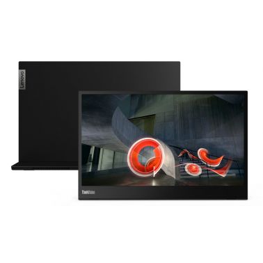 Lenovo ThinkVision M14 35.6 cm (14") 1920 x 1080 pixels Full HD LED Flat Black