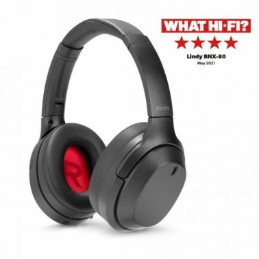 Lindy BNX-80 Wireless Hybrid Noise Cancelling Headphones