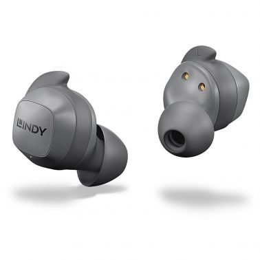 Lindy LE400W Headset Wireless In-ear Music/Everyday USB Type-C Bluetooth Grey