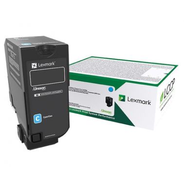 Lexmark 75B20C0 Toner-kit cyan return program, 10K pages ISO/IEC 19752 for Lexmark CS 727