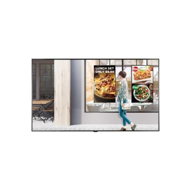 LG 75XS2E signage display Digital signage flat panel 190.5 cm (75") LED 4K Ultra HD Black Web OS