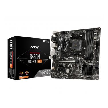 MSI B450M PRO-VDH Max Socket AM4 micro ATX AMD B450