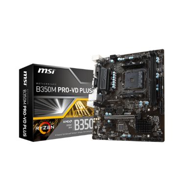 MSI B350M PRO-VD PLUS Socket AM4 micro ATX AMD B350