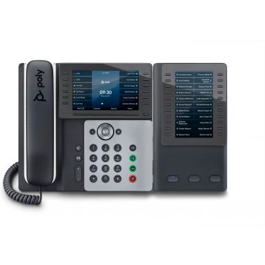 POLY Edge E500 IP Phone and PoE-enabled