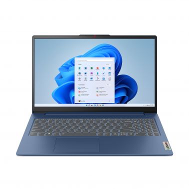 Lenovo IdeaPad Slim 3 15AMN8 AMD Ryzen™ 5 7520U Laptop 39.6 cm (15.6") Full HD 8 GB LPDDR5-SDRAM 512 GB SSD Wi-Fi 5 (802.11ac) Windows 11 Home Blue