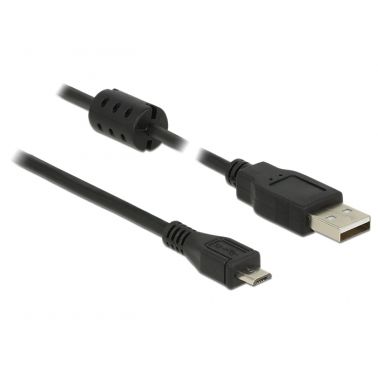 DeLOCK 84900 USB cable USB 2.0 0.5 m USB A Micro-USB B Black