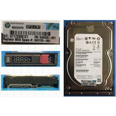 HPE HDD 4TB 6G 7.2K LFF SATA MDL