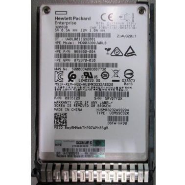 HPE 3.2TB SAS 12G SFF SC DS MU SSD