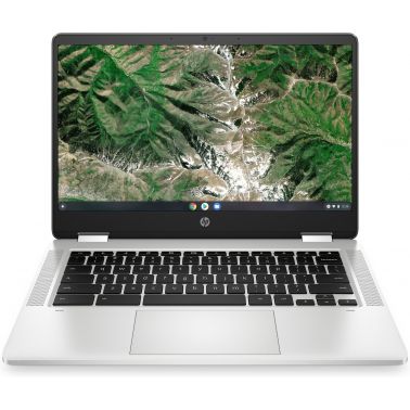 HP Chromebook x360 14a-ca0010na Intel® Pentium® Silver N5030 35.6 cm (14") Touchscreen Full HD 4 GB LPDDR4-SDRAM 128 GB eMMC Wi-Fi 5 (802.11ac) ChromeOS Silver