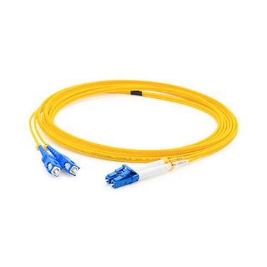 Titan 9-DX-LC-SC-3-YW fibre optic cable 3 m ST OS2 Yellow