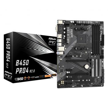 Asrock B450 Pro4 R2.0 AMD B450 Socket AM4 ATX