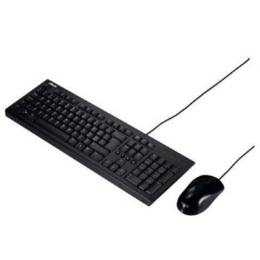 ASUS U2000 Wired Keyboard and Mouse Desktop Kit USB 1000 DPI Multimedia