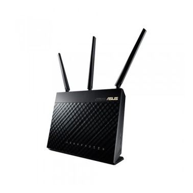 ASUS RT-AC68U wireless router Dual-band (2.4 GHz / 5 GHz) Gigabit Ethernet Black