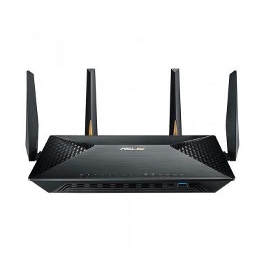 ASUS BRT-AC828 wireless router Dual-band (2.4 GHz / 5 GHz) Gigabit Ethernet Black