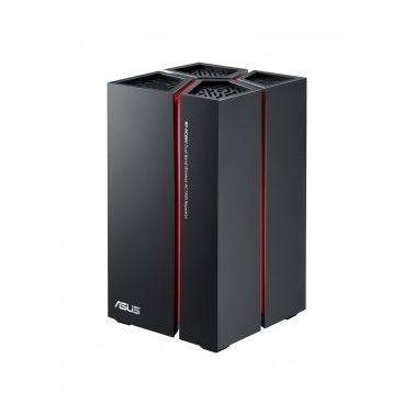 ASUS RP-AC68U wireless router Dual-band (2.4 GHz / 5 GHz) Gigabit Ethernet Black,Red