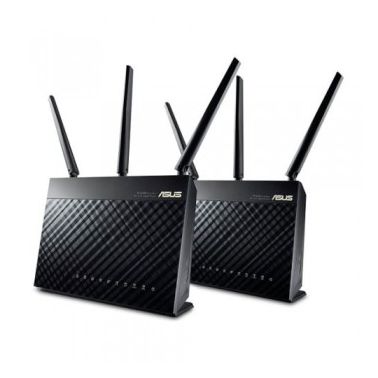 ASUS AiMesh AC1900 Whole-Home Wi-Fi System 2 Pack - 2 x RT-AC67U Routers, Dual Band, GB, App Management