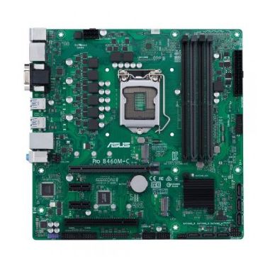 ASUS PRO B460M-C/CSM - Corporate Stable Model, Intel B460, 1200, Micro ATX, 4 DDR4, VGA, HDMI, 2 DP, COM