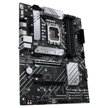 ASUS PRIME B660-PLUS D4 - Motherboard - ATX - LGA1700 Socket - B660 Chipset - USB 3.2 Gen 1, USB 3.2 Gen 2, USB-C 3.2 Gen 2x2, USB-C 3.2 Gen 1 - 2.5 Gigabit LAN - onboard graphics (CPU required) - HD Audio (8-channel)